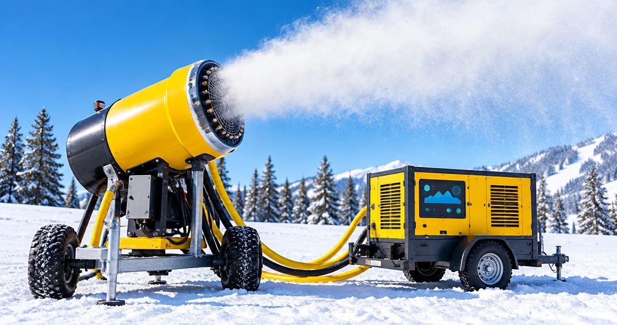 Snow machine rentals: planning power, placement and cleanup