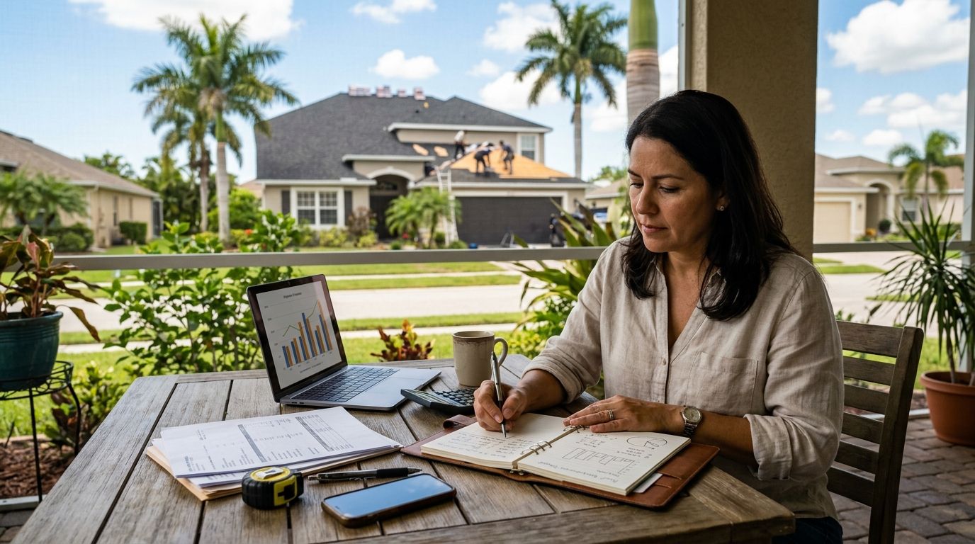 How to budget for a full roof replacement in SW Florida