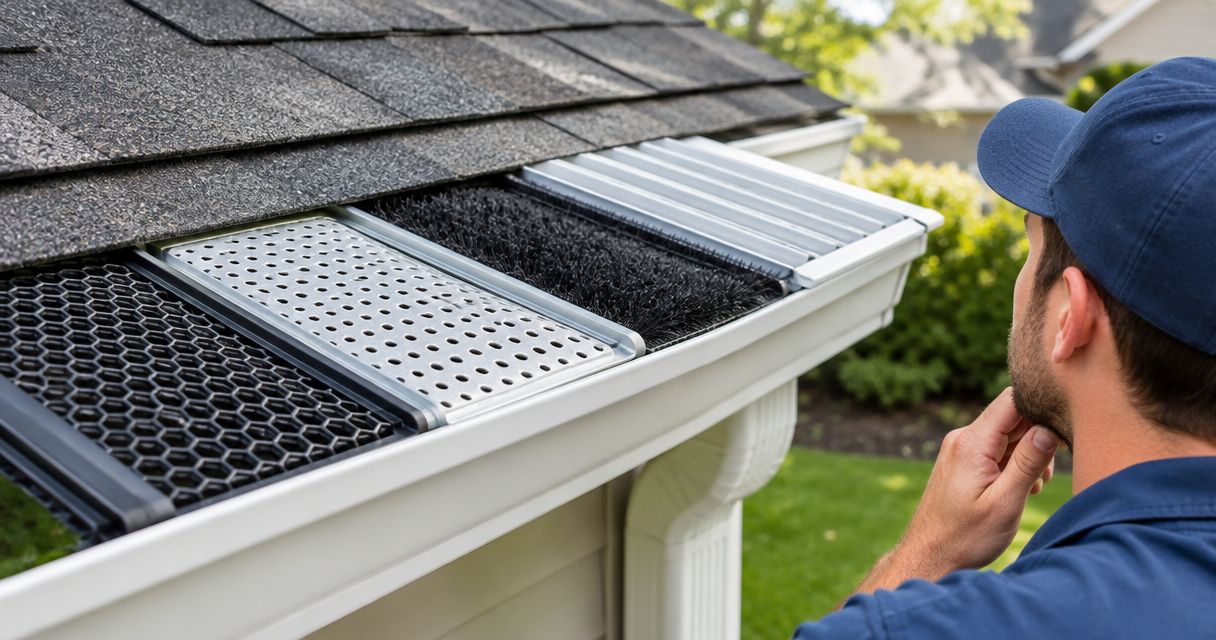 Gutter guard types ranked by cost 2026