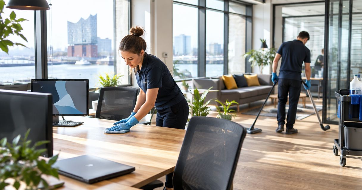 Büroreinigung in Hamburg für Coworking-Flächen