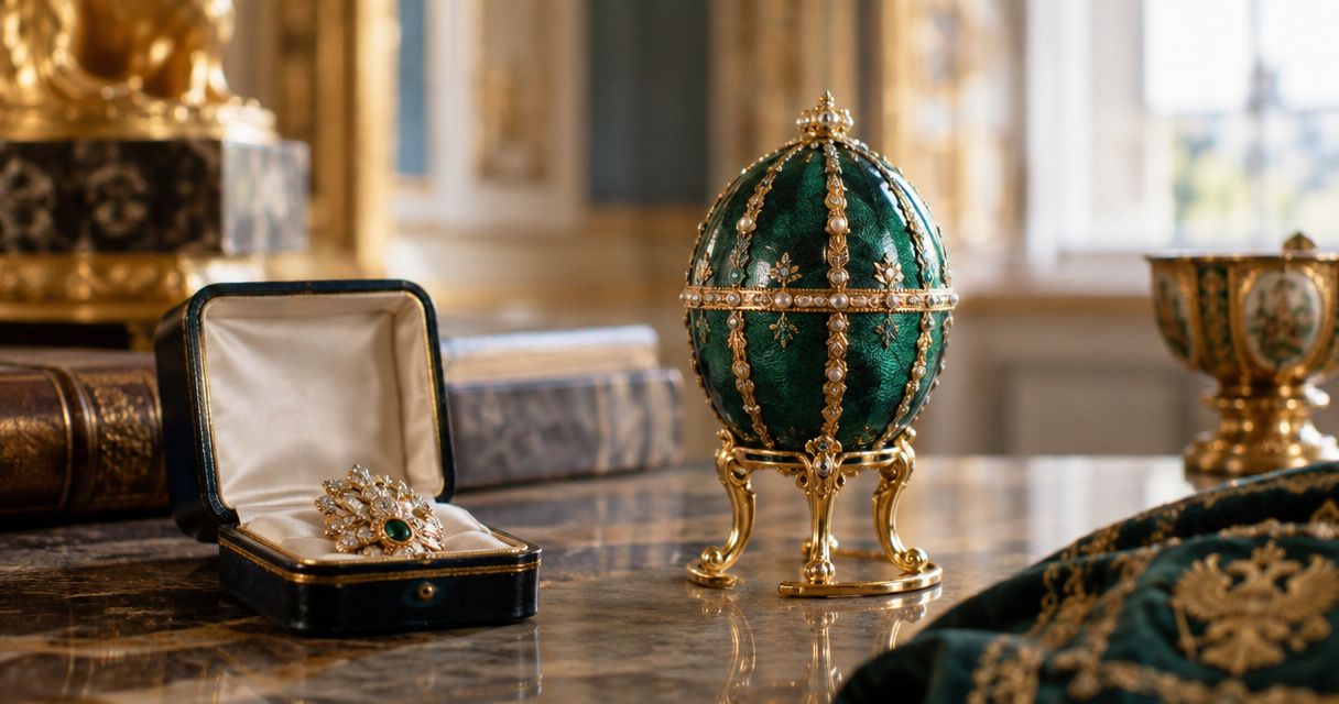 Fabergé pieces for imperial Russian style collectors
