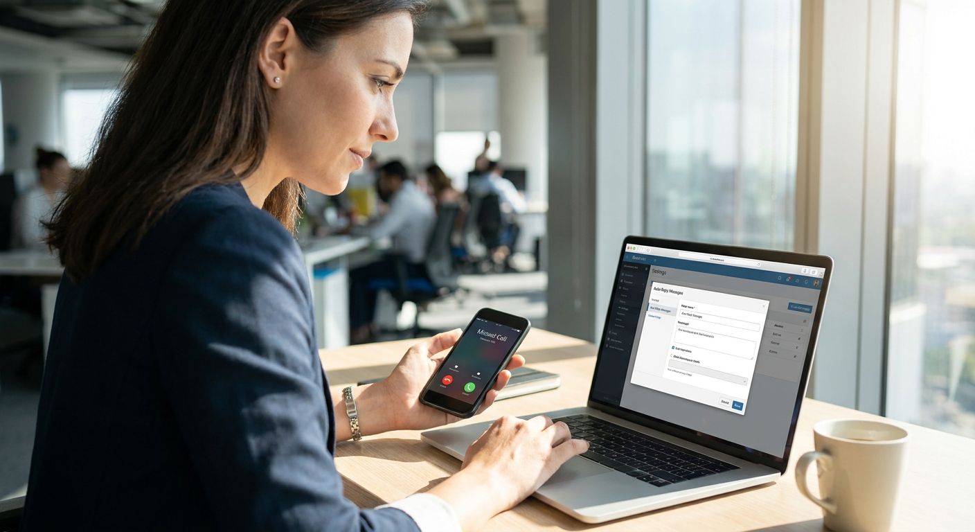 How to set up missed call text back for your business