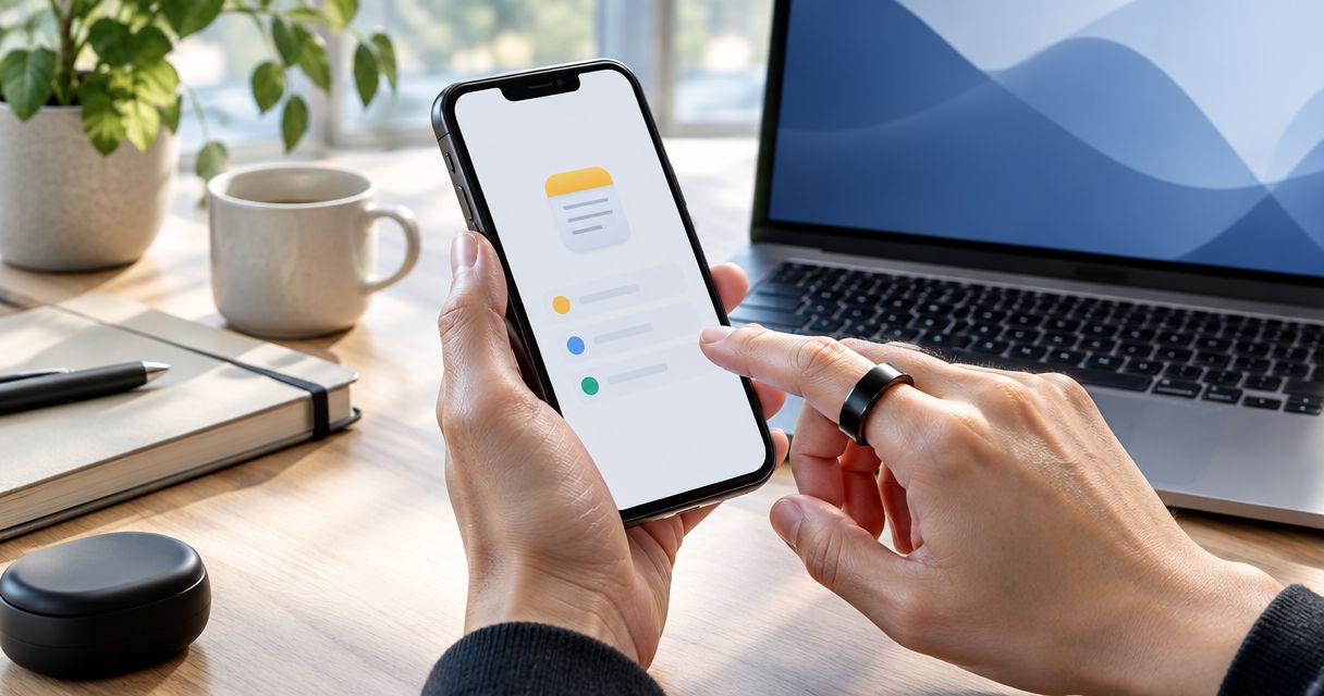 How to connect the R1 ring to Apple Notes