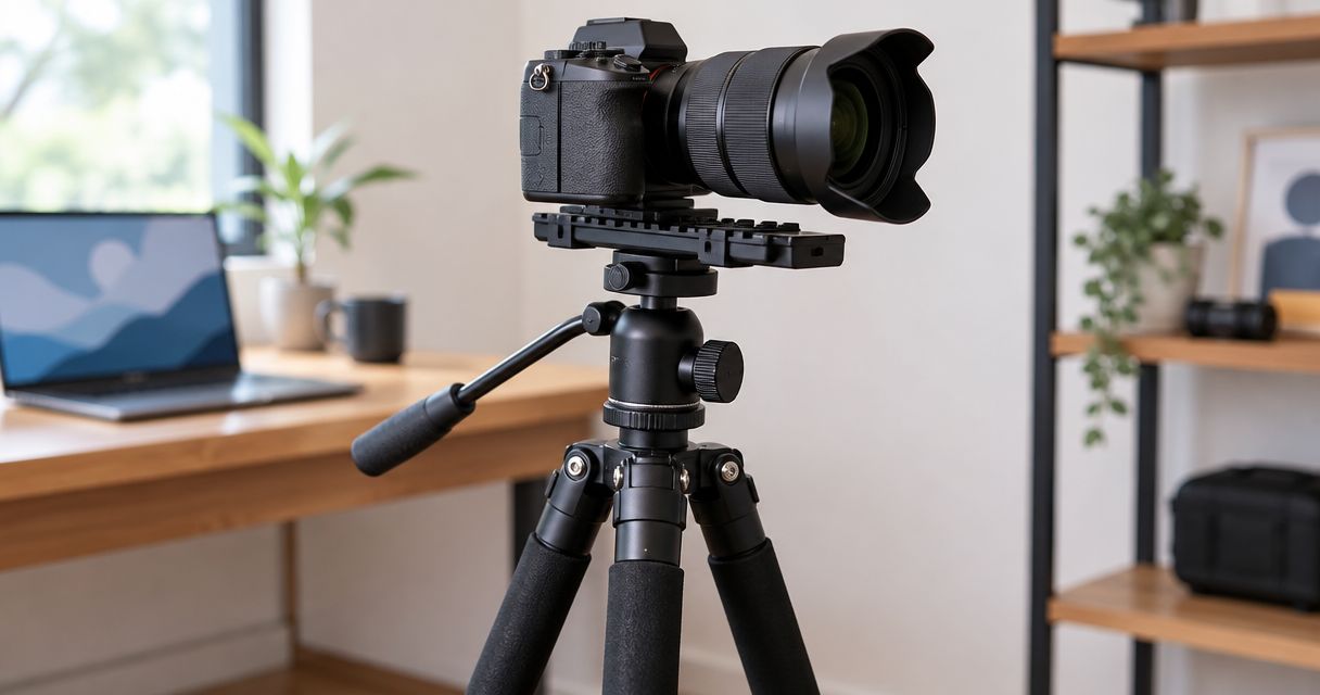 How to mount a picatinny rail camera on a standard tripod