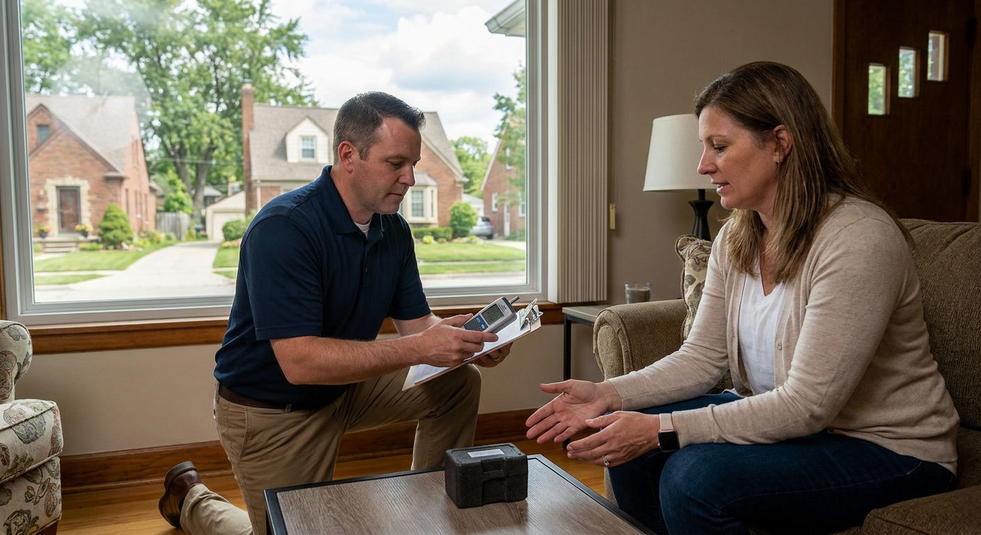 Radon testing for Dearborn homeowners
