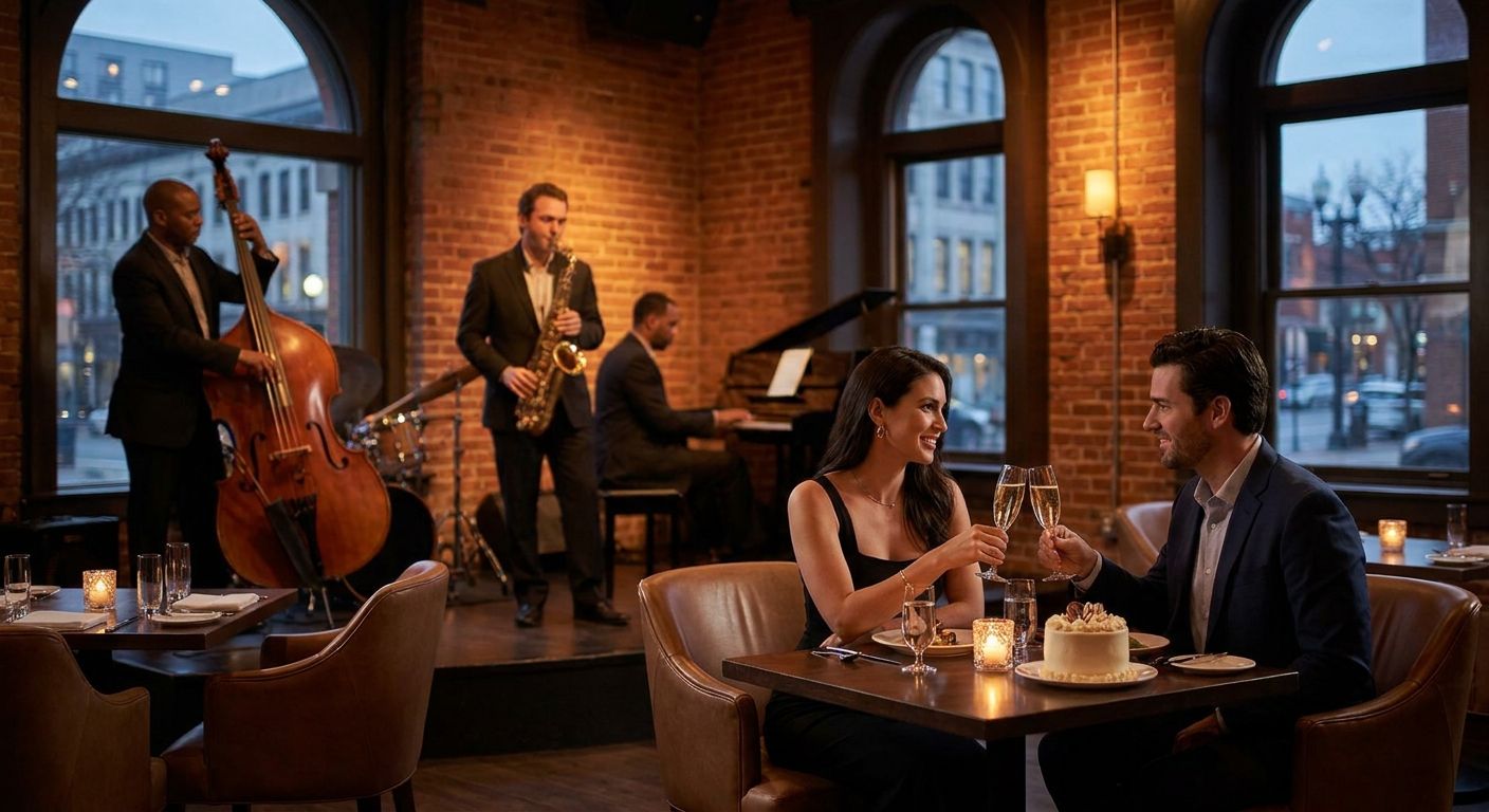 Live jazz lounge for anniversary celebrations