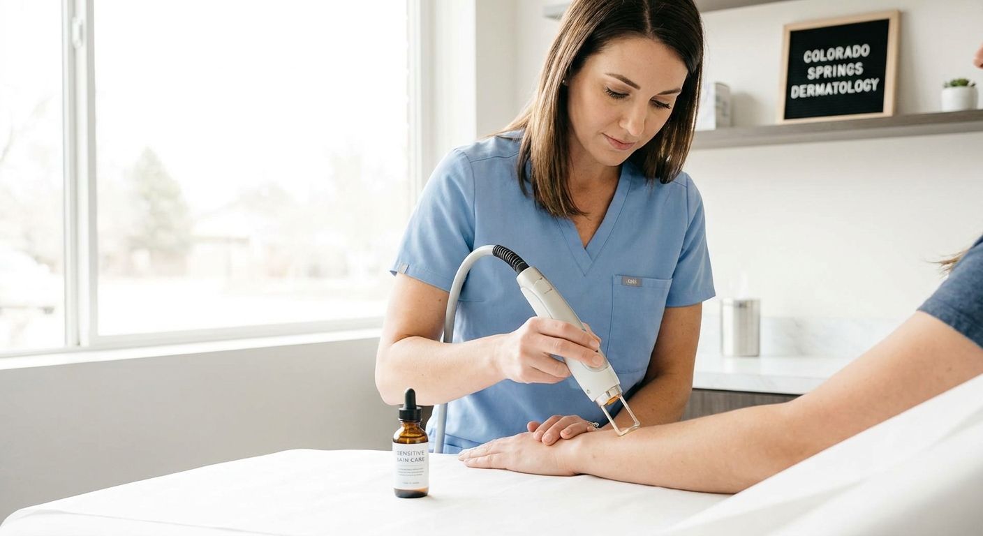 Laser hair removal for sensitive skin