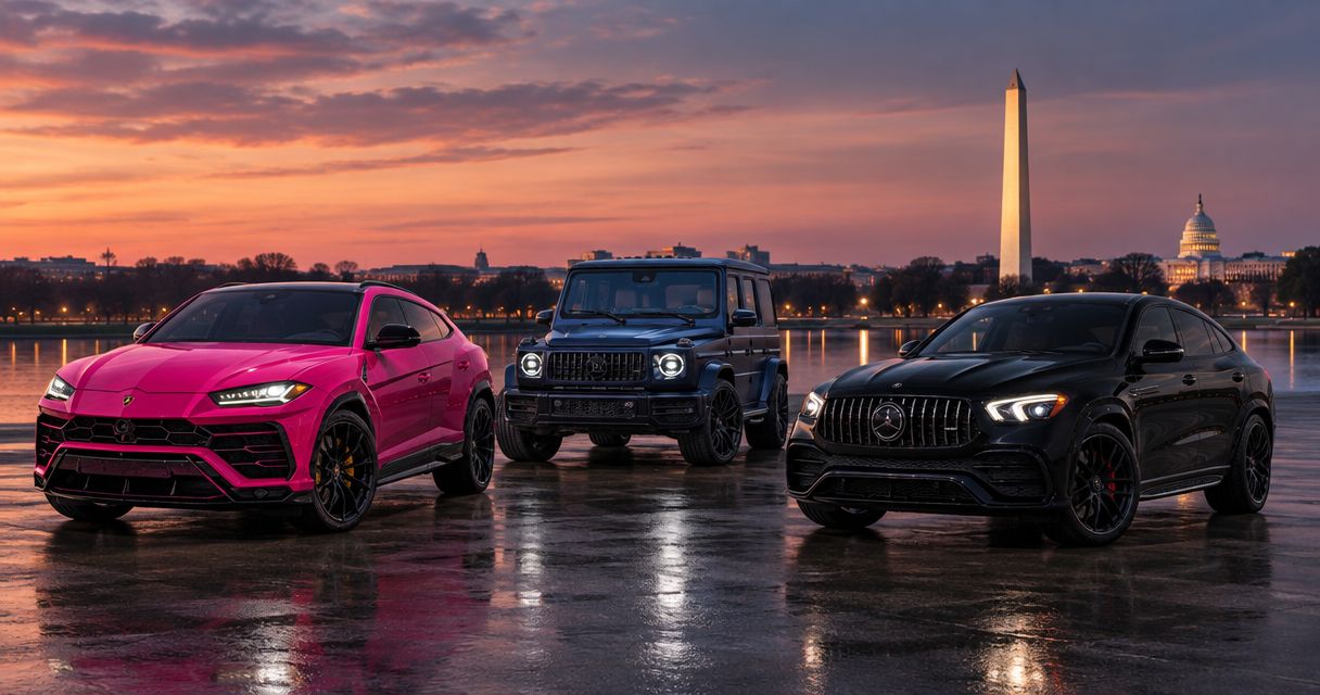 How to request exotic car delivery in DC