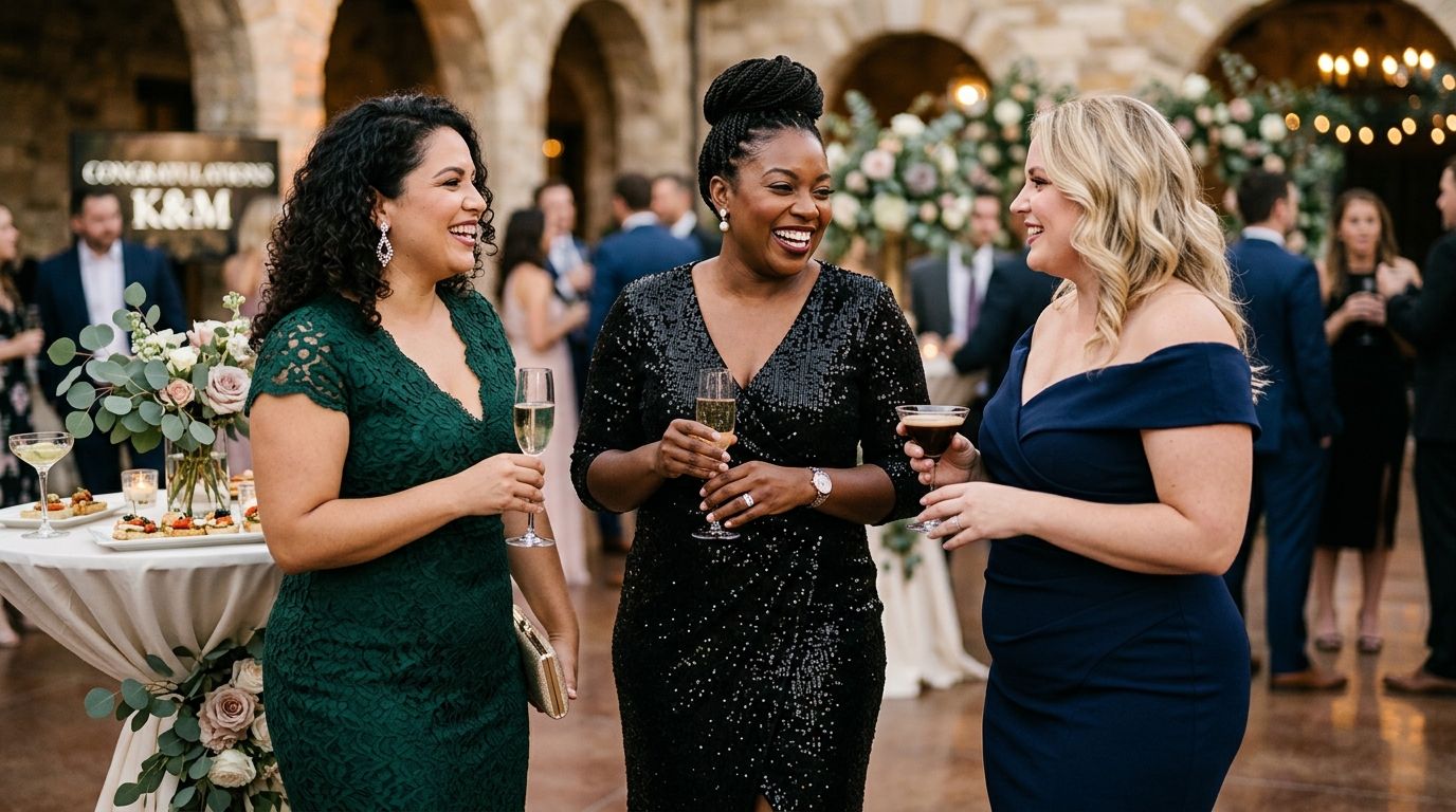 Plus size cocktail dresses for engagement parties