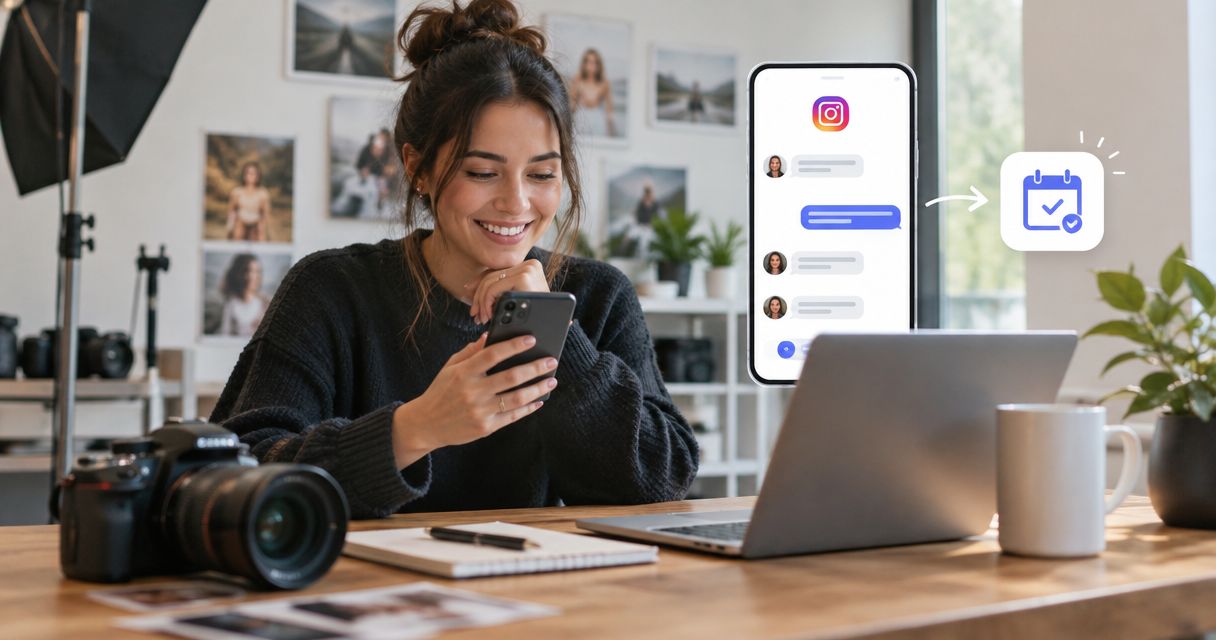 Instagram DMs to booked shoots: complete 2026 workflow