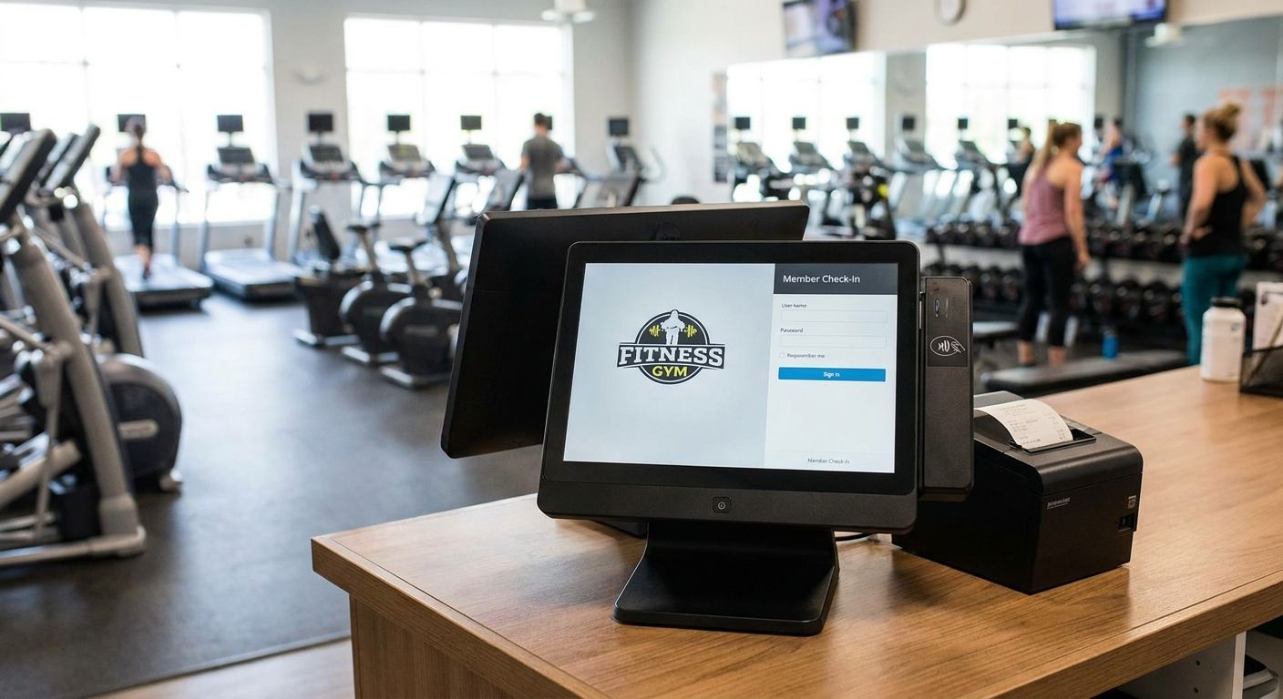 Complete POS terminal for gyms and fitness studios