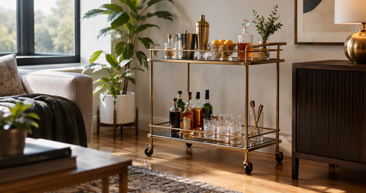Best bar carts for home bars in 2026