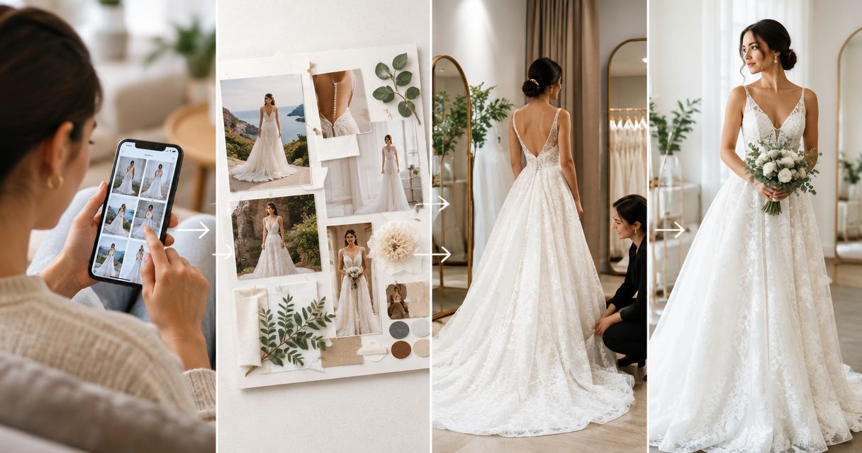 Pinterest board to real gown: complete 2026 fitting workflow
