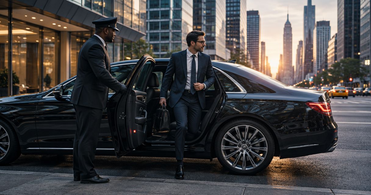Private driver in NYC for a day of business meetings