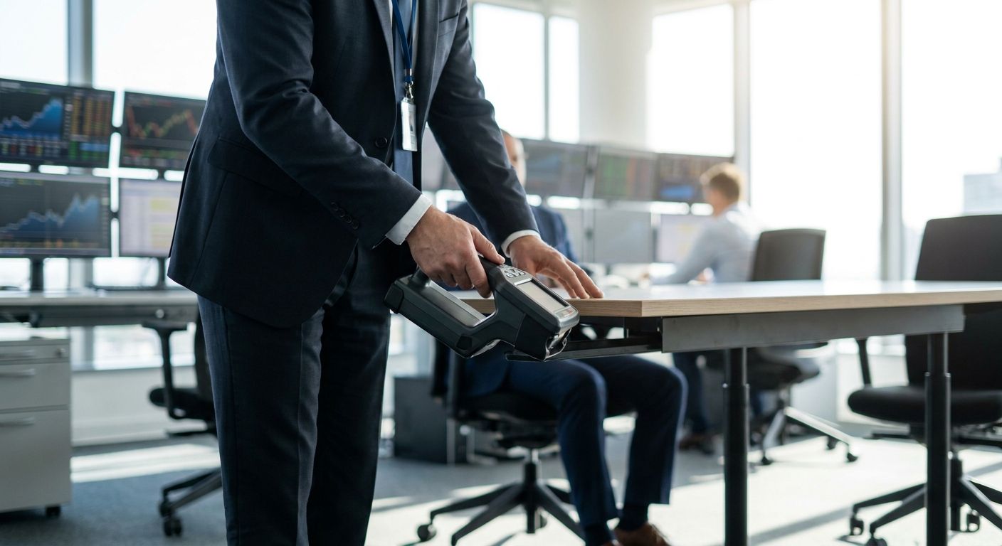 Bug sweeps for financial firms and trading floors