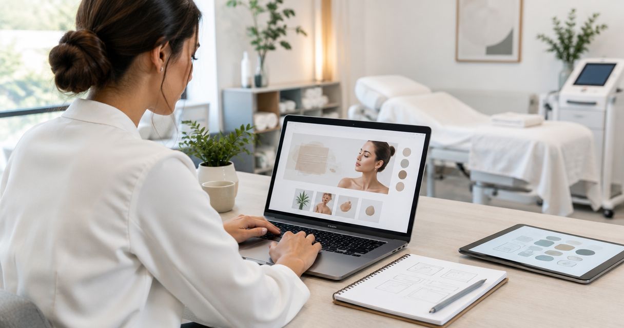 How long does it take to design a med spa website?