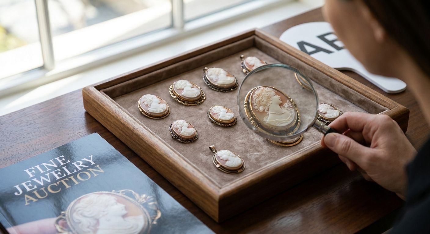 Best auctions for cameo jewelry
