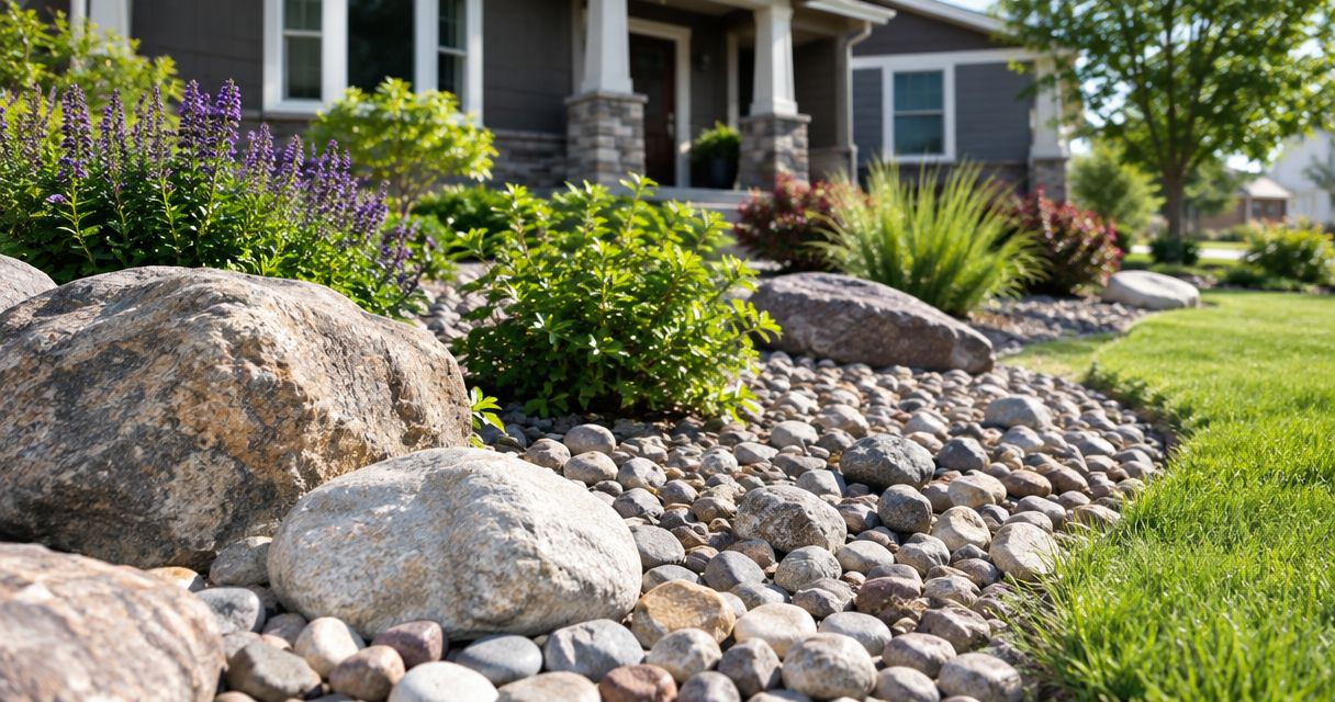 Best landscaping rocks for Iowa yards