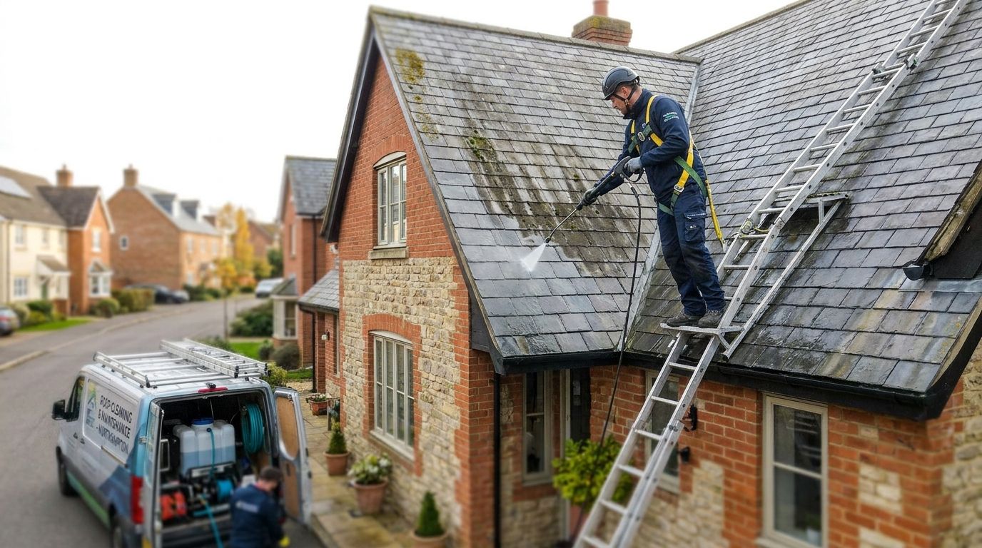 Roof cleaning in Northampton: what changes the quoted price?