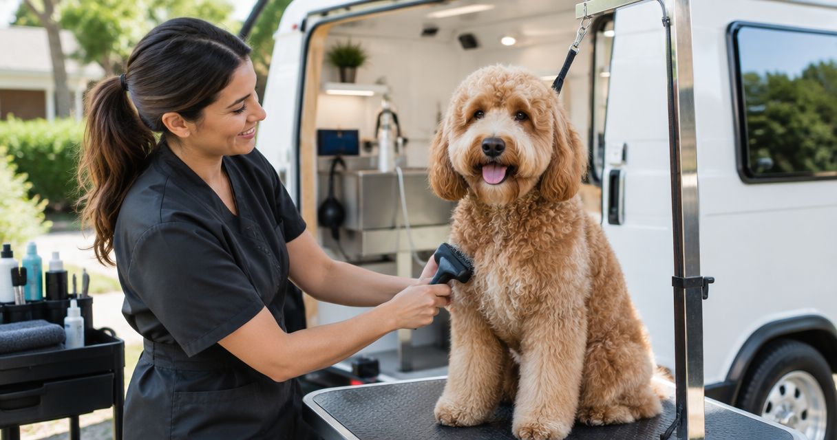 Mobile grooming for poodles and doodles: complete 2026 guide