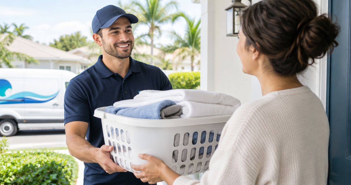 Laundry pickup and delivery for Port St. John households
