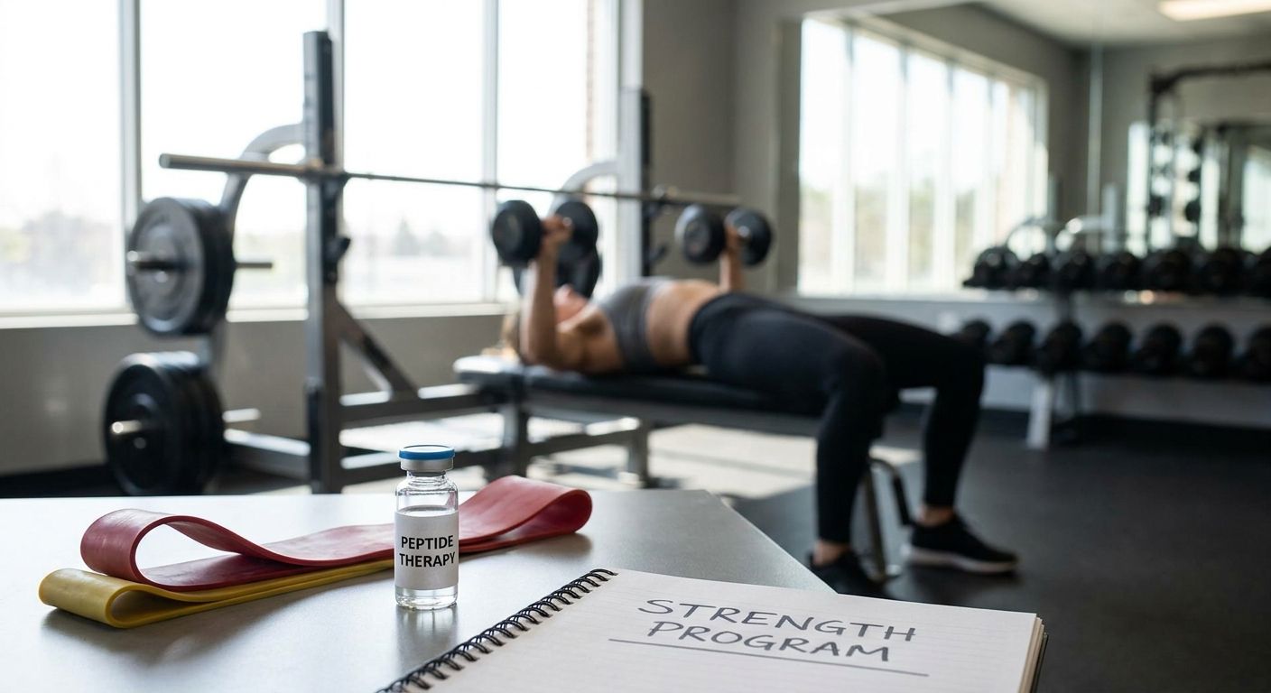 How to combine peptide therapy with a strength training program