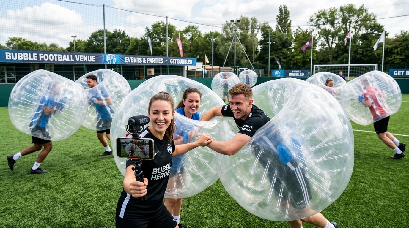Influencer marketing for bubble football venues
