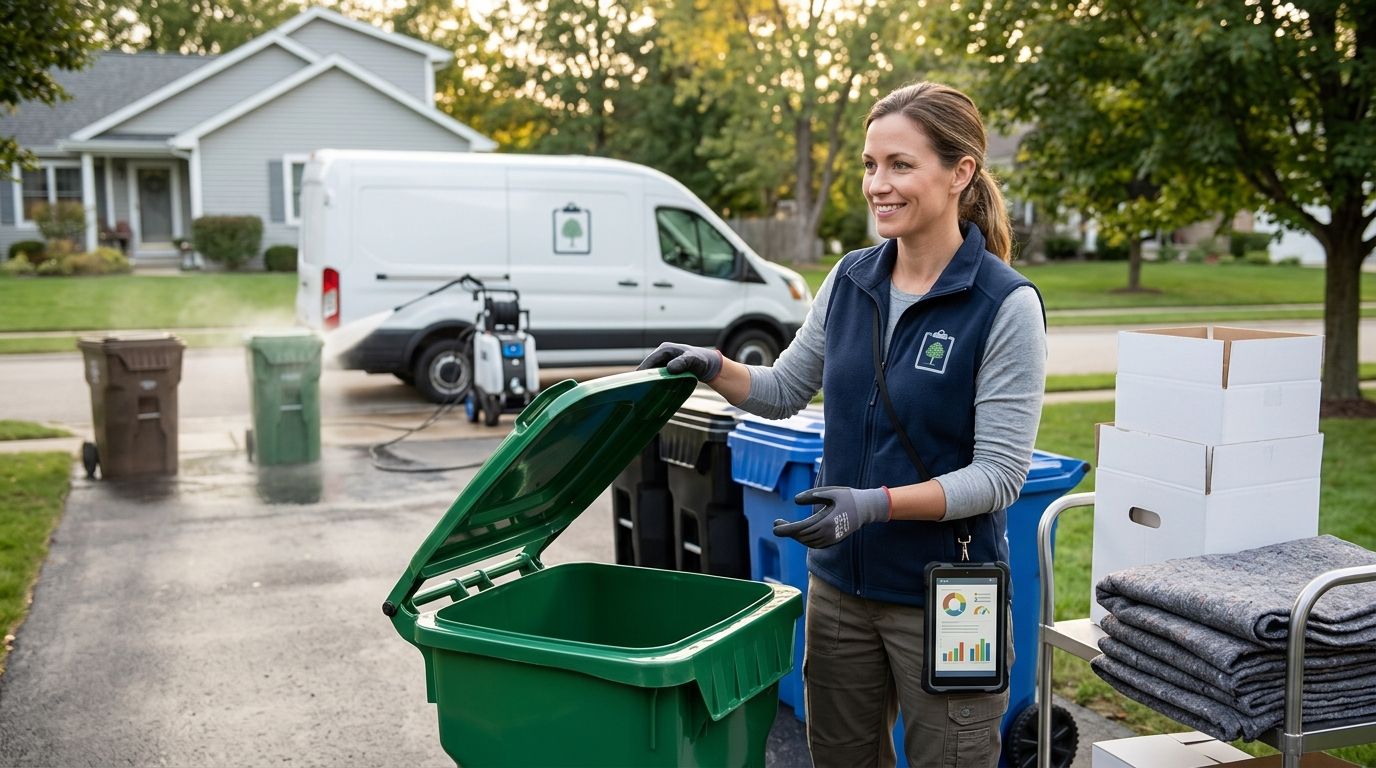 Best trash bin cleaning service for professional organizers