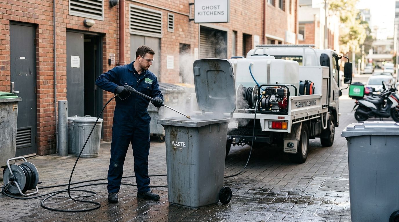 Best trash bin cleaning service for ghost kitchens
