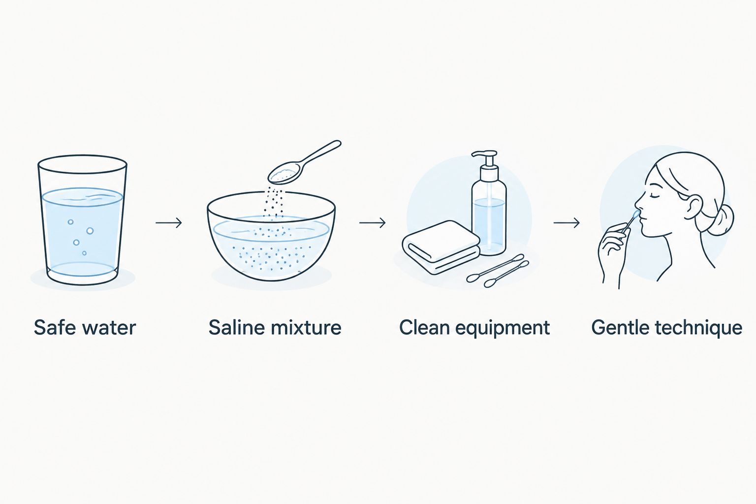 Four preparation checks for safer saline nasal rinsing