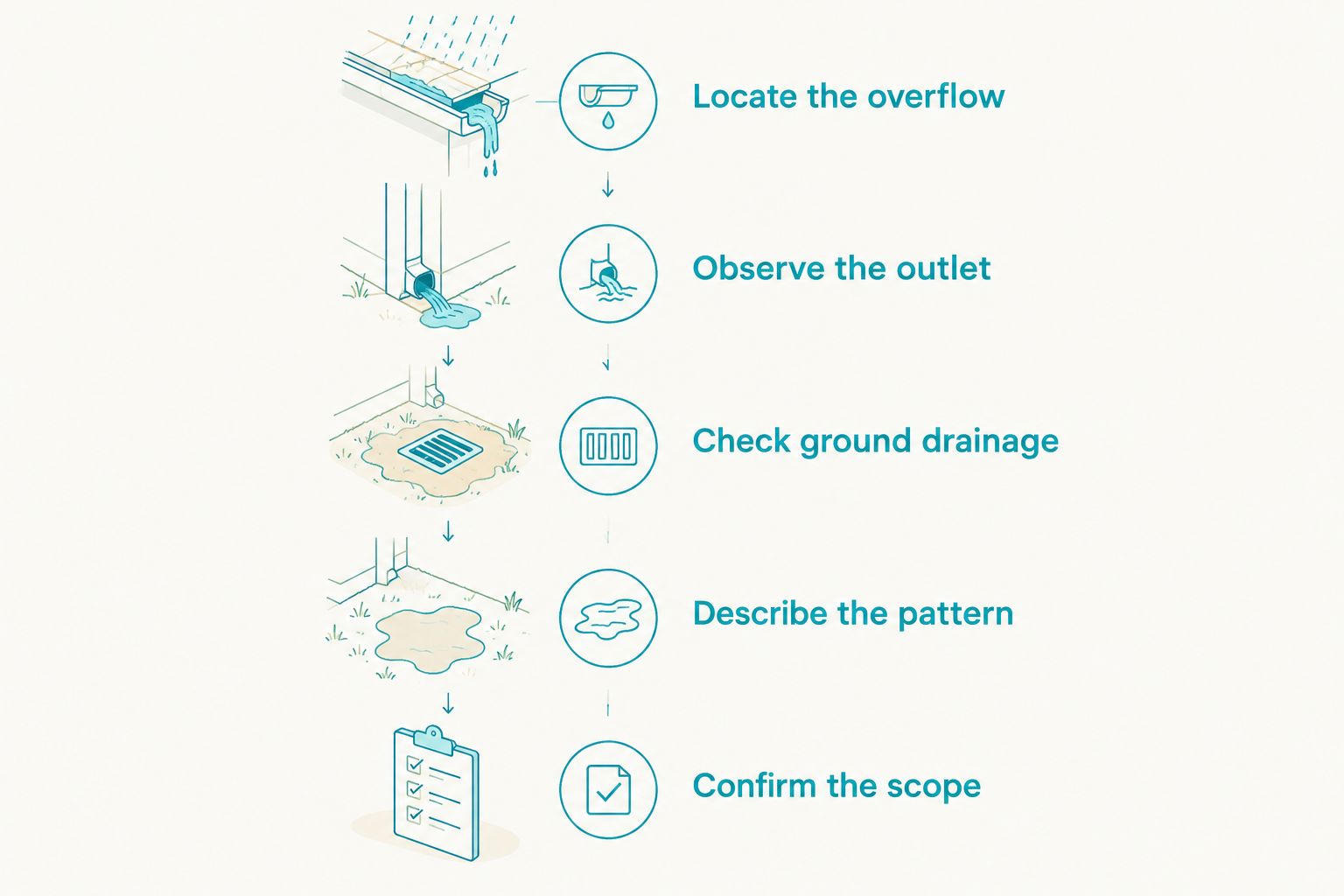 Five ground-level observations to discuss before arranging gutter and downspout cleaning
