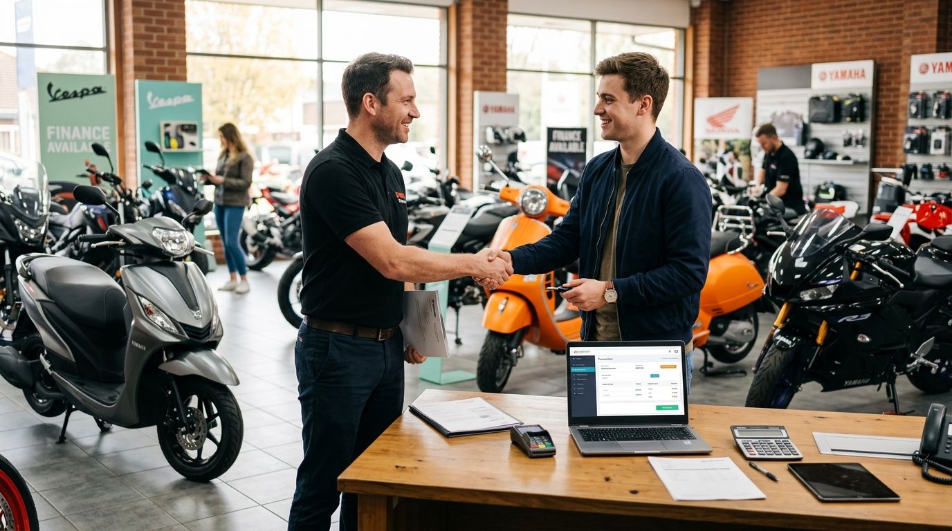 Buy now pay later for motorbike and scooter dealers