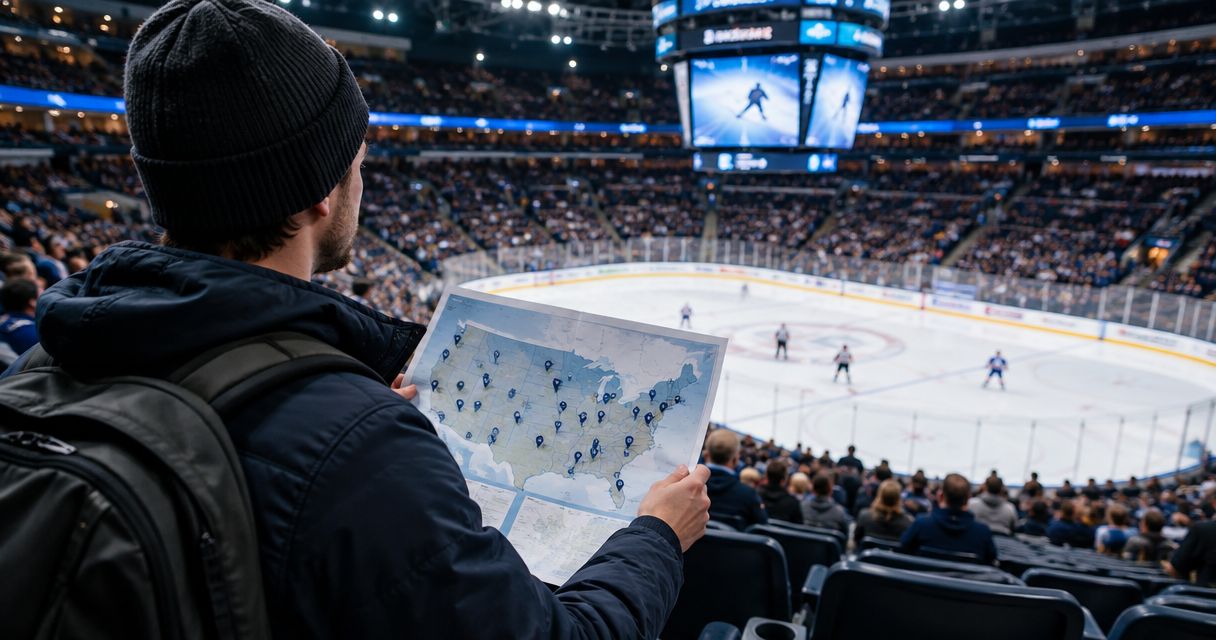 How long would it take to visit every NHL arena in one season?