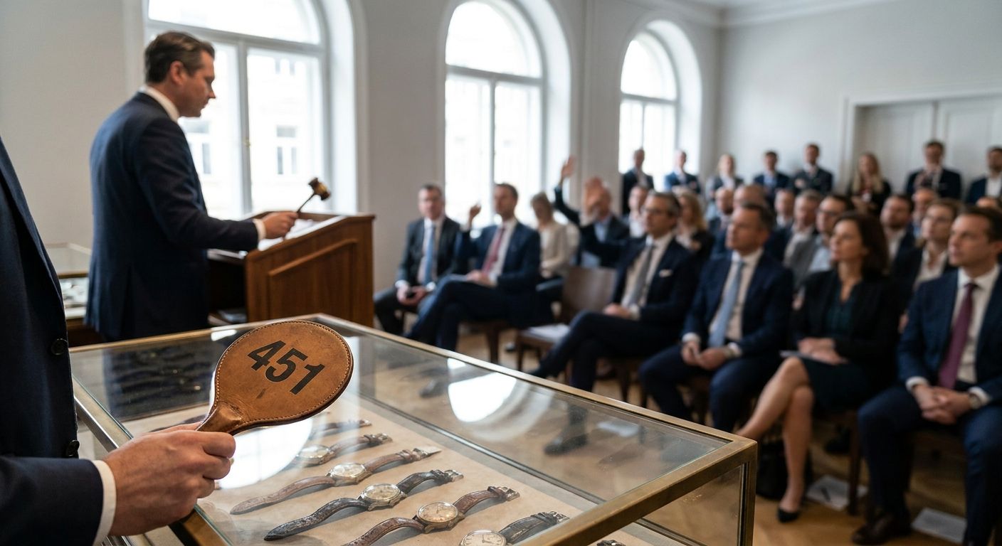 Best vintage watch auctions for collectors