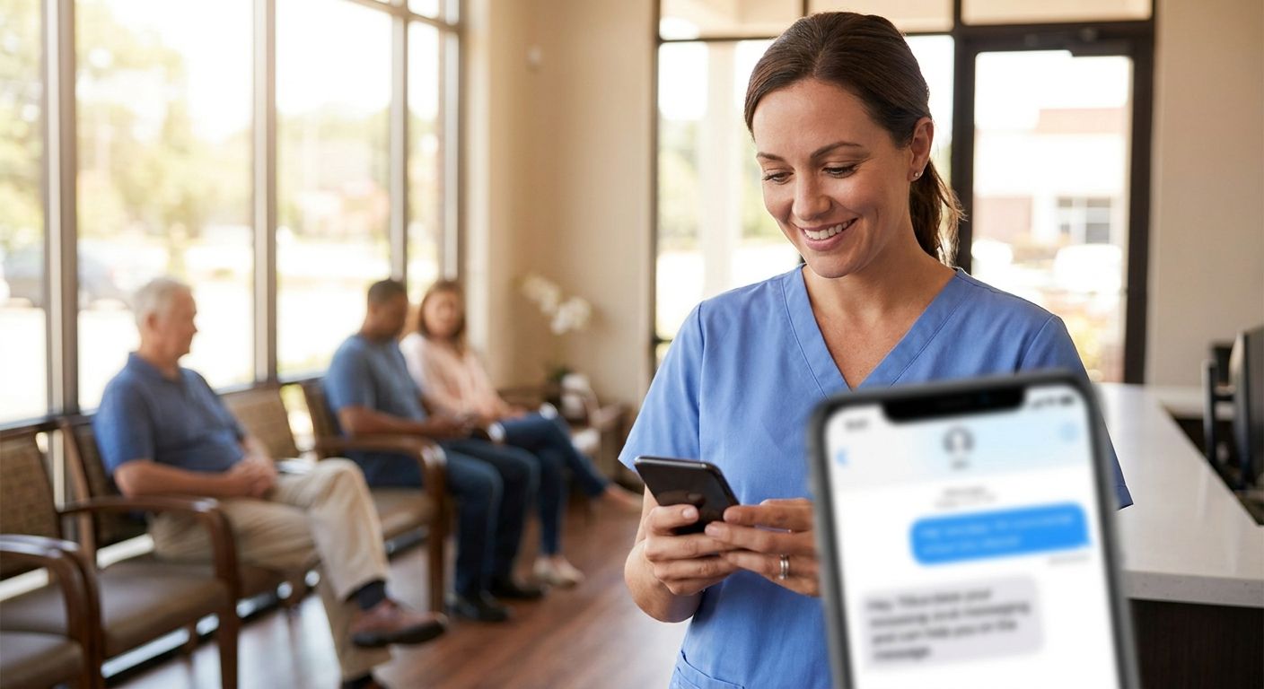 Small business texting service for urgent care clinics