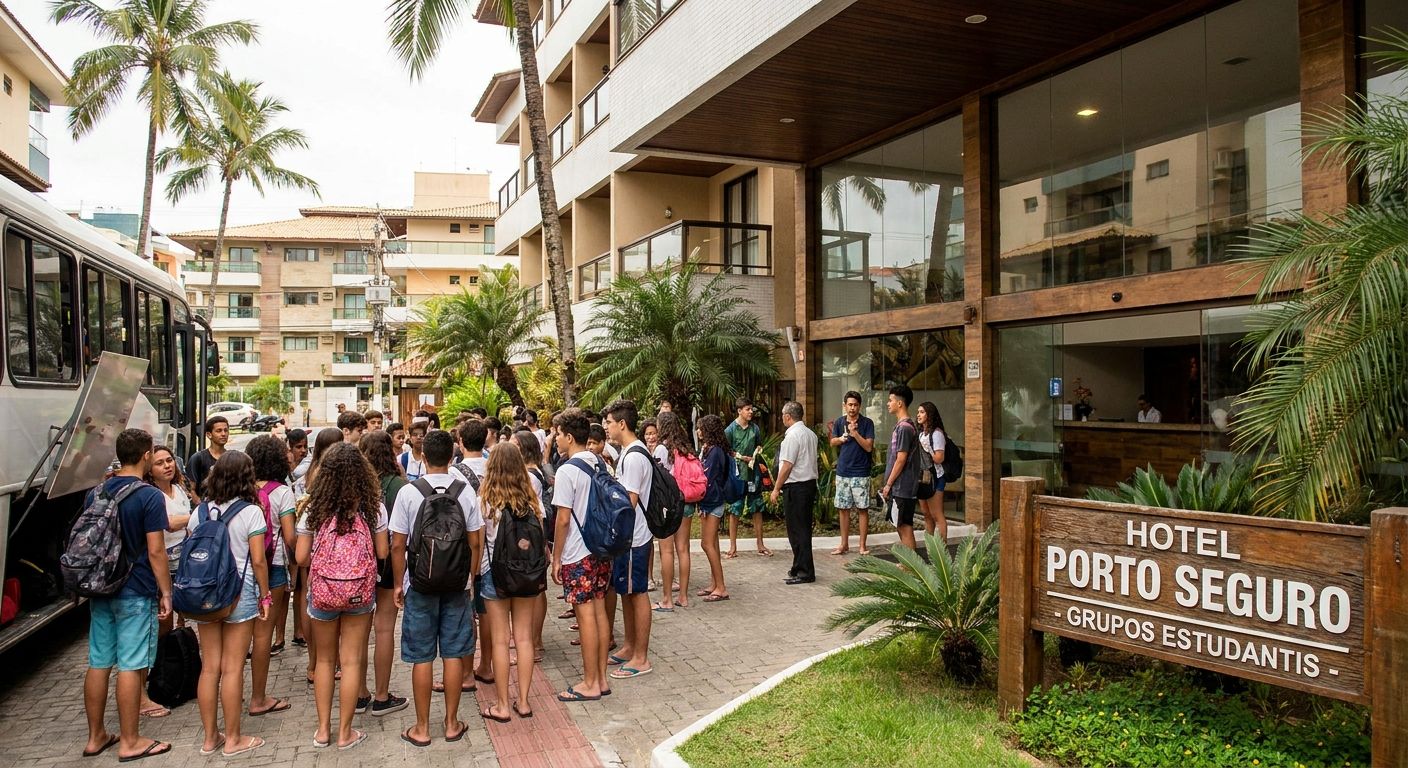 Hotel for school trips and student groups in Porto Seguro