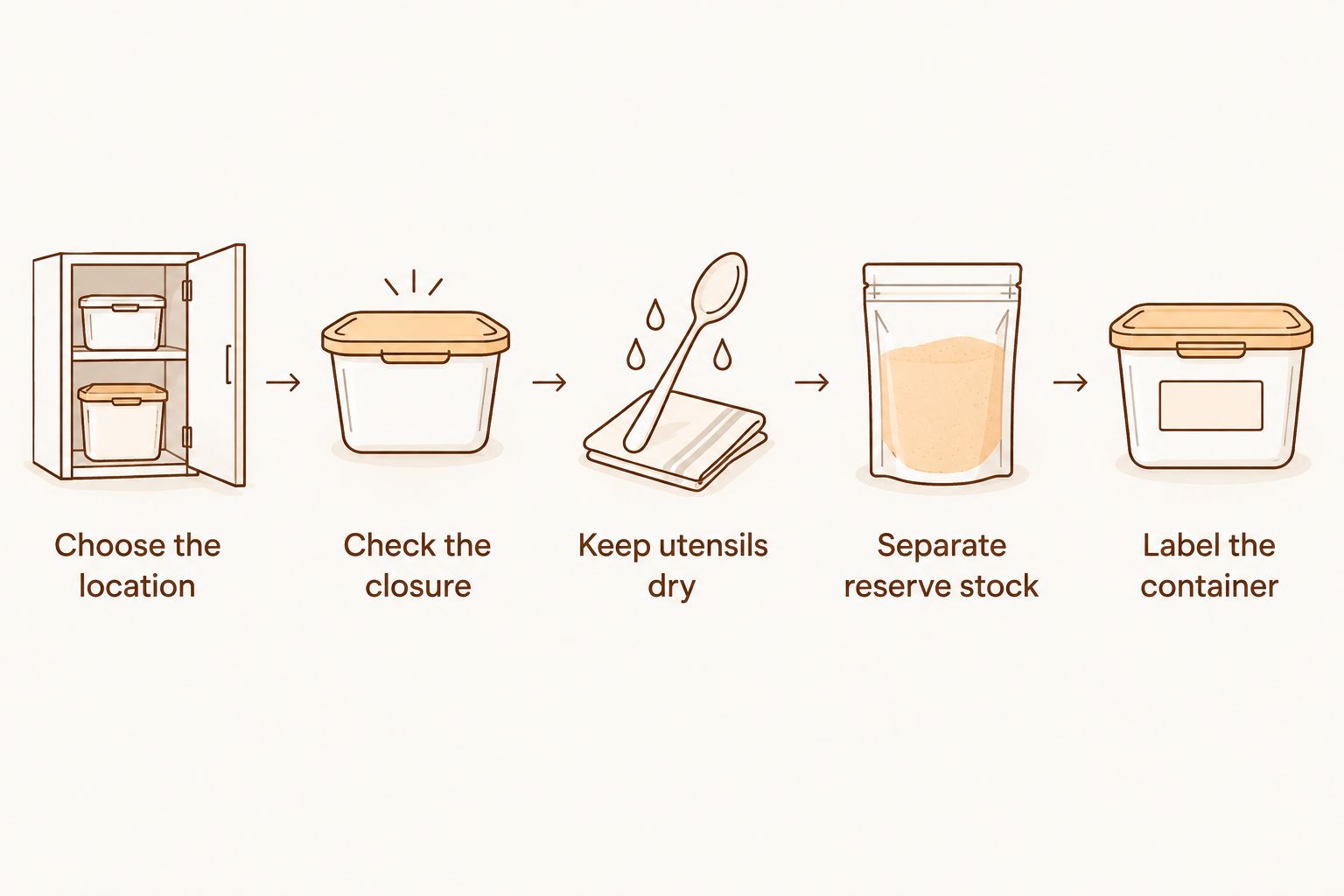 Five steps for storing dried spices, from choosing a cupboard to labeling the container