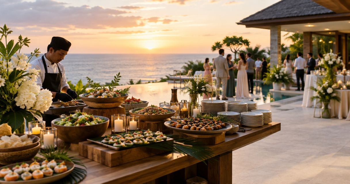 Best wedding catering formats Bali villa: 7 picks 2026