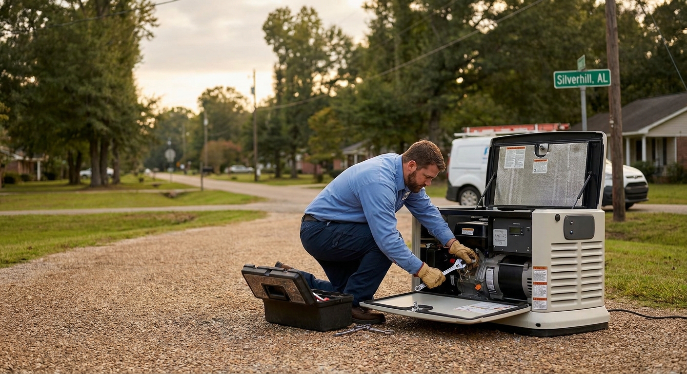Generator repair service in Silverhill, AL