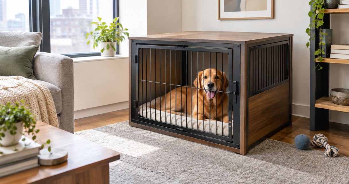 Best indoor dog kennels for apartments in 2026