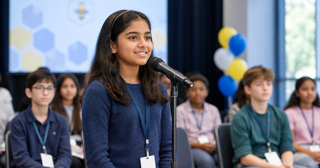 Photo galleries for spelling bee and academic competitions