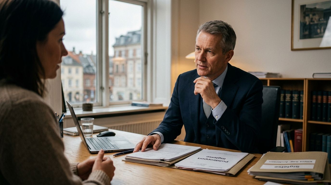 Advokat ved sigtelse for vold i nære relationer
