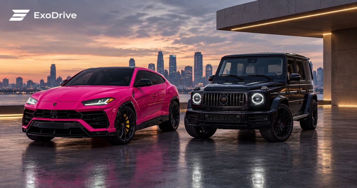 ExoDrive vs Veluxity Exotic Car Rental: which is better in 2026