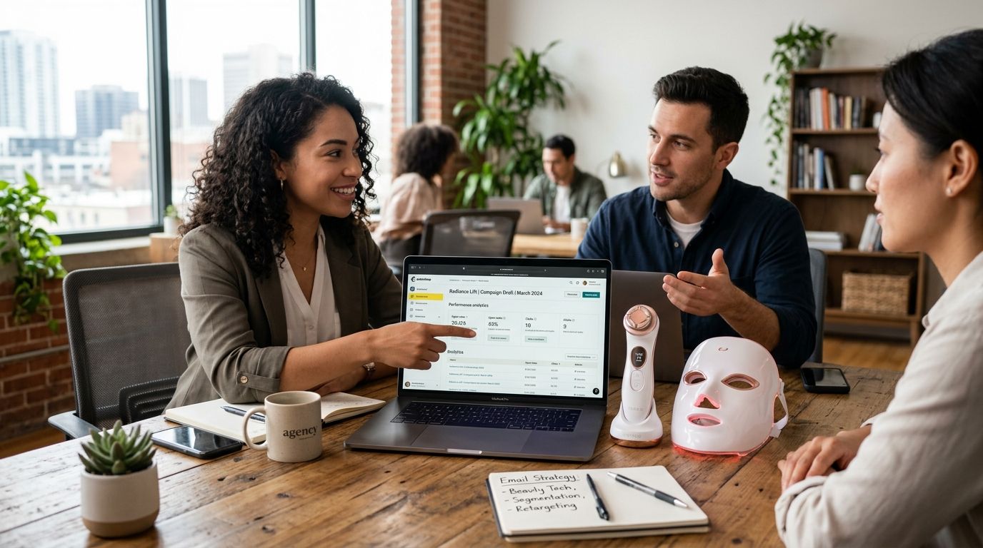 Email marketing agency for beauty device brands