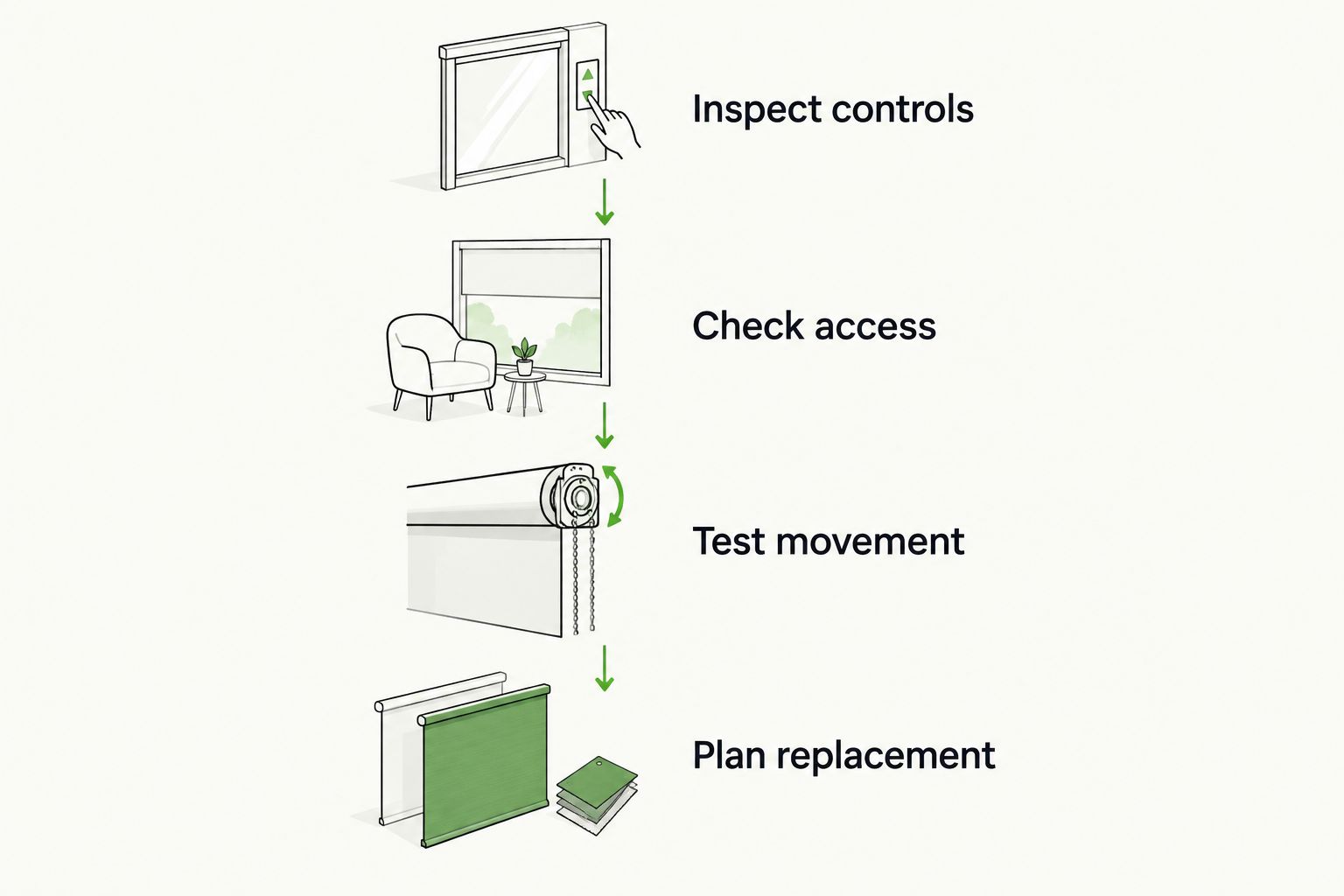 Four steps for checking existing blinds and planning safer replacements