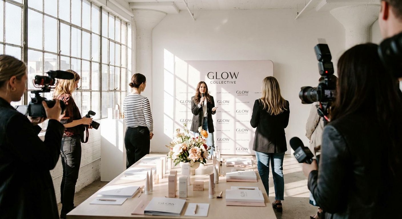 How to plan a beauty brand launch event with press