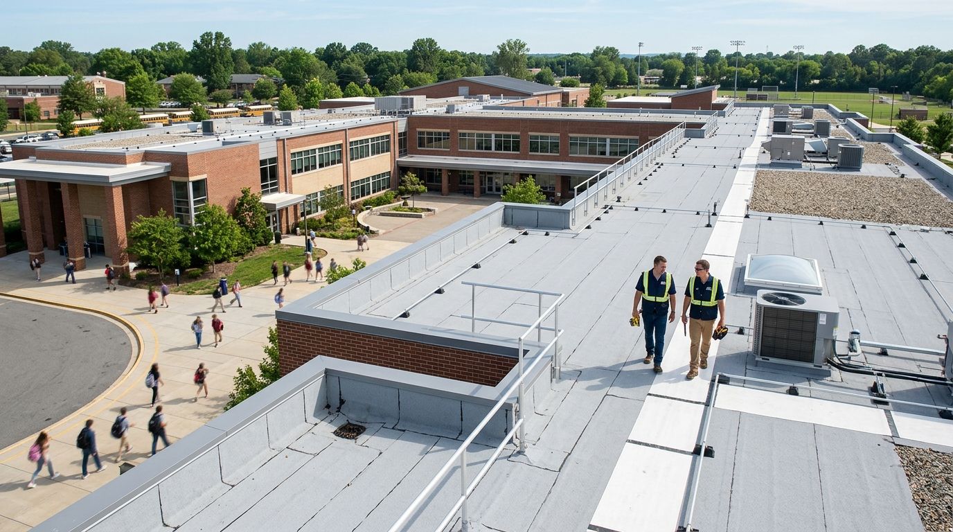 Commercial roofing for schools and educational facilities
