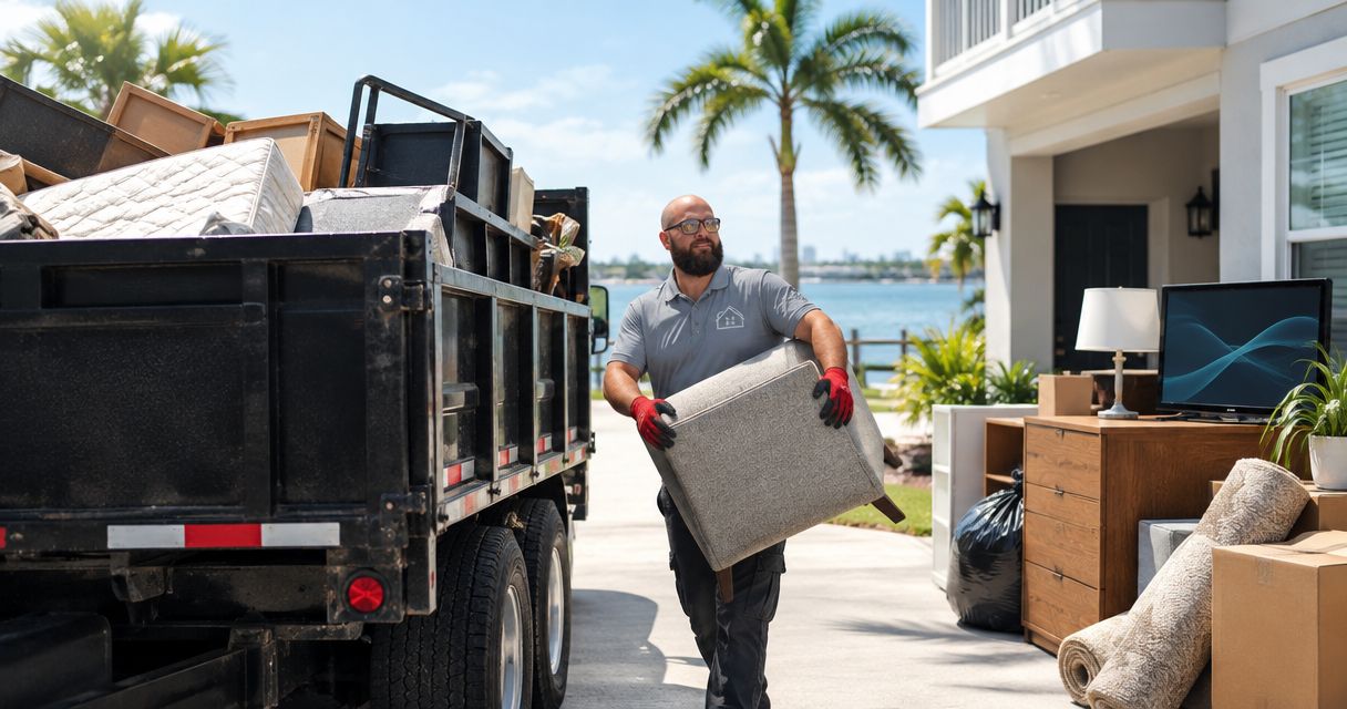 Junk removal in Clearwater for rental property turnovers