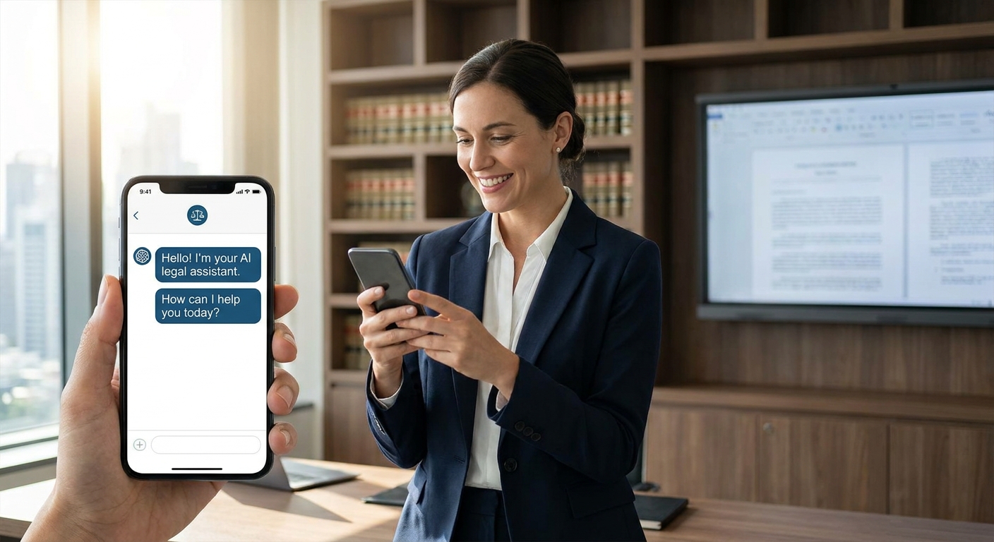 Conversational ads for AI legal assistants