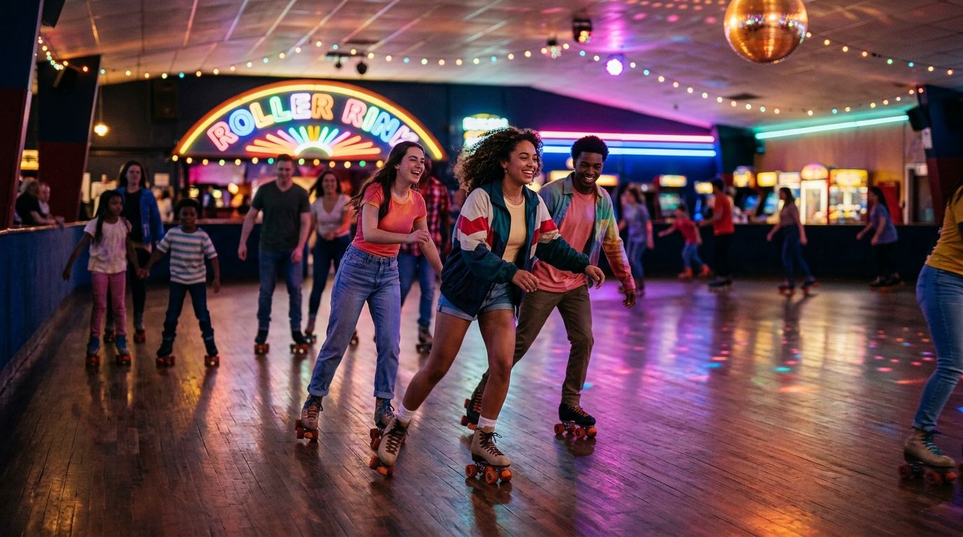 Paid media for roller skating rinks